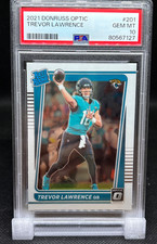 2021 Donruss Optic Trevor Lawrence #201 rookie card RC PSA 10 buy the low. rookie card picture