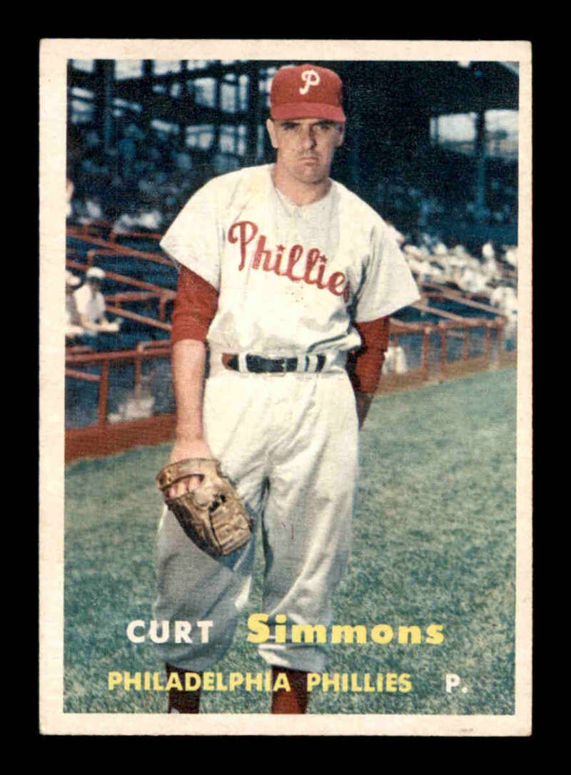 1957 Topps #158 Curt Simmons   EX+ X3209711