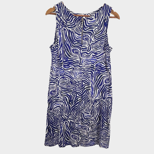 Tommy Bahama Women's Sleeveless A-line Midi Dress Sz L Stretch Comfort Resort - Picture 2 of 9