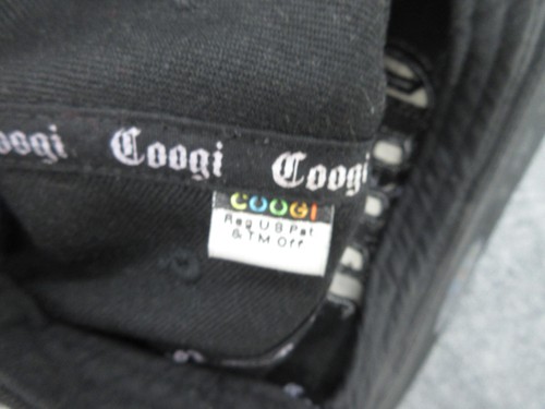 Coogi Hat Cap Fitted Mens 7 1/2 Black Embroidered Floral Graphic Hip Hop Street - Picture 12 of 13