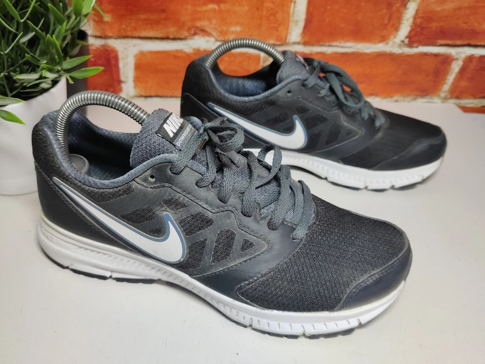 NIKE DOWNSHIFTER 6 BLACK TRAINERS UK 6 EU 40 US 7 MENS LACE UP RUNNING SNEAKERS - Image 4 of 4