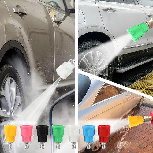 EZALOR 7Pcs Pressure Washer Nozzle Guard, Power Washer Tips with Upgraded Rub... - Picture 7 of 9