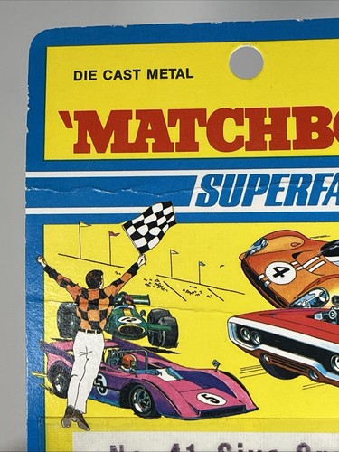 Matchbox Superfast Nr. 41 auf versiegelter Karte  - Bild 3 von 21