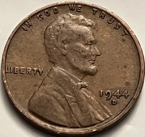 1944-D Lincoln Wheat Cent Penny Denver Mint Circulated BN678