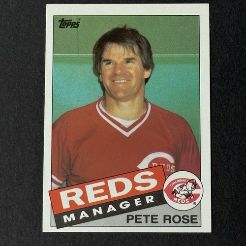 Pete Rose 1985 Topps #547 Cincinnati Reds MLB Baseball