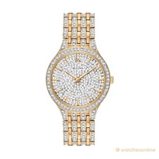 Bulova Phantom Women Quartz Crystal Gold Stainless Steel Watch 32MM 98L263