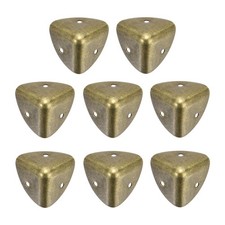 8PCS Metal Corner Protector 1.1 x 1.1 x 1.1 Inch (Vintage Bronze Tone)