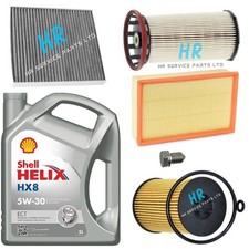 KIT DE SERVICIO COMPLETO DE ACEITE Y FILTROS CARCASA 5L 5W30 PARA SKODA KODIAQ 2.0 TDI 2016+