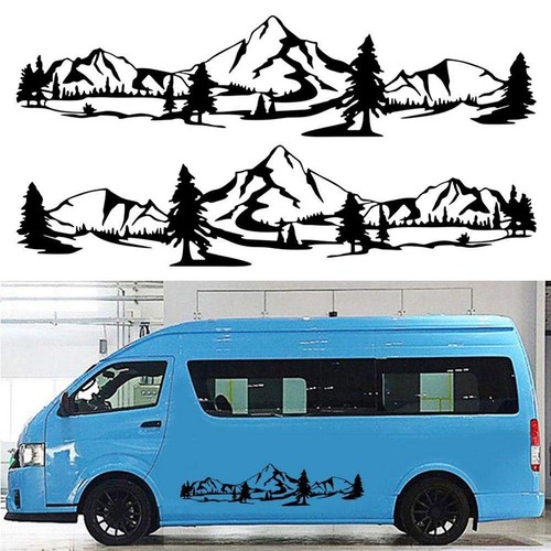 Lebendige Auto Grafik Aufkleber Decal für Camper Wohnmobil Anhänger LKW 180*35 - Bild 2 von 9