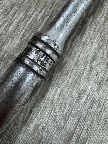 Snap-On F711A 3/8" Drive 11" Long Ratchet Standard Grip Handle Flex Head Vintage - Foto 8 di 11