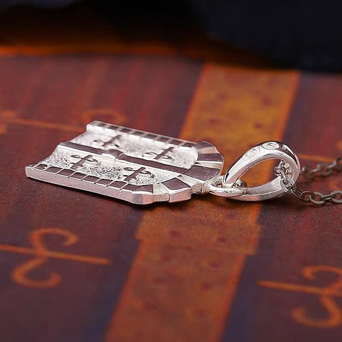 Anime Detective Conan 925 S Plata Collar Puerta Colgante Joyería Regalo Navidad - Imagen 5 de 6