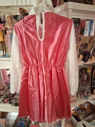 Barbie Cheerleader Costume Halloween Dress Up New 2003 Size 8-10 - Imagen 3 de 3