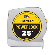 STANLEY PowerLock 25 ft. L X 1 in. W Tape Measure 1 pk (8-PACK)