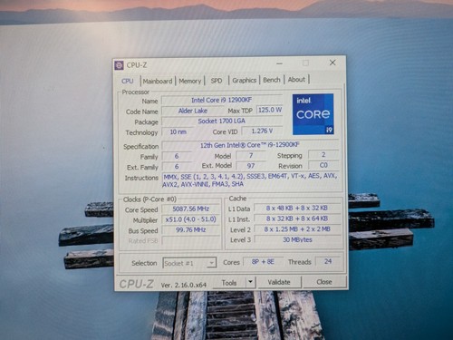 Intel Core i9 12900KF 5,2 GHz Turbo Socket LGA 1700 12a Generazione Processore CPU SRL4J - Foto 4 di 5