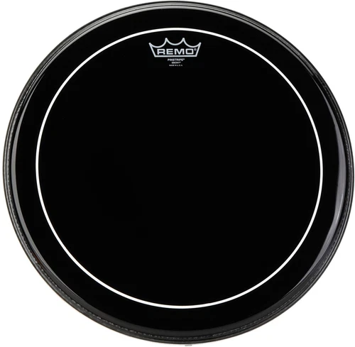 Remo Pinstripe Ebony Drumhead - 16 inches (5-pack) Bundle