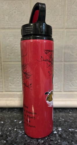 Disney~Snow White~ Stainless Steel Water Bottle With Pop Up Straw~25 Ounces  - Picture 2 of 13