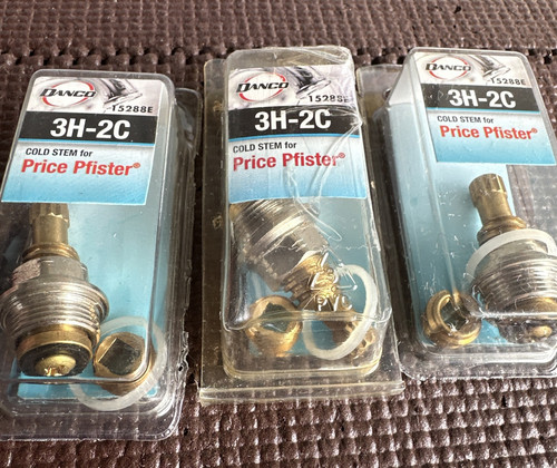 Lot Of 3 Packs- Danco Lavatory Cold Stem for Price Pfister 3H-2C #124164 -New - Bild 2 von 6