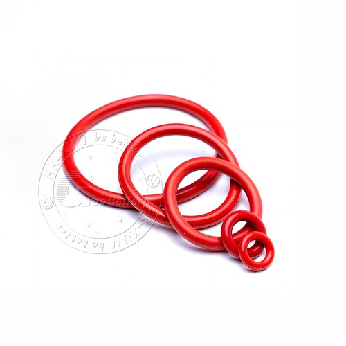 Lebensmittelechte Dichtringe 18-90 mm / Schnurstärke 5 mm / Silikon Rot O-Ringe - Picture 7 of 17