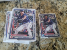 Brock Porter 60 Ct Baseball Card Rangers Lot