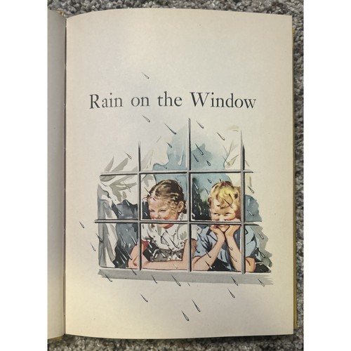 1942 Rain And Shine Children's Book Ardra Wavle Ruth Steed Reader Hardcover - Imagen 9 de 10
