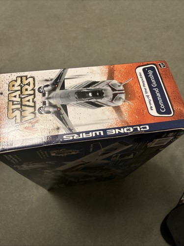 STAR WARS COMMAND GUNSHIP CLONE WARS ARMY OF THE REPUBLIC SHIP SEALED - Bild 5 von 6