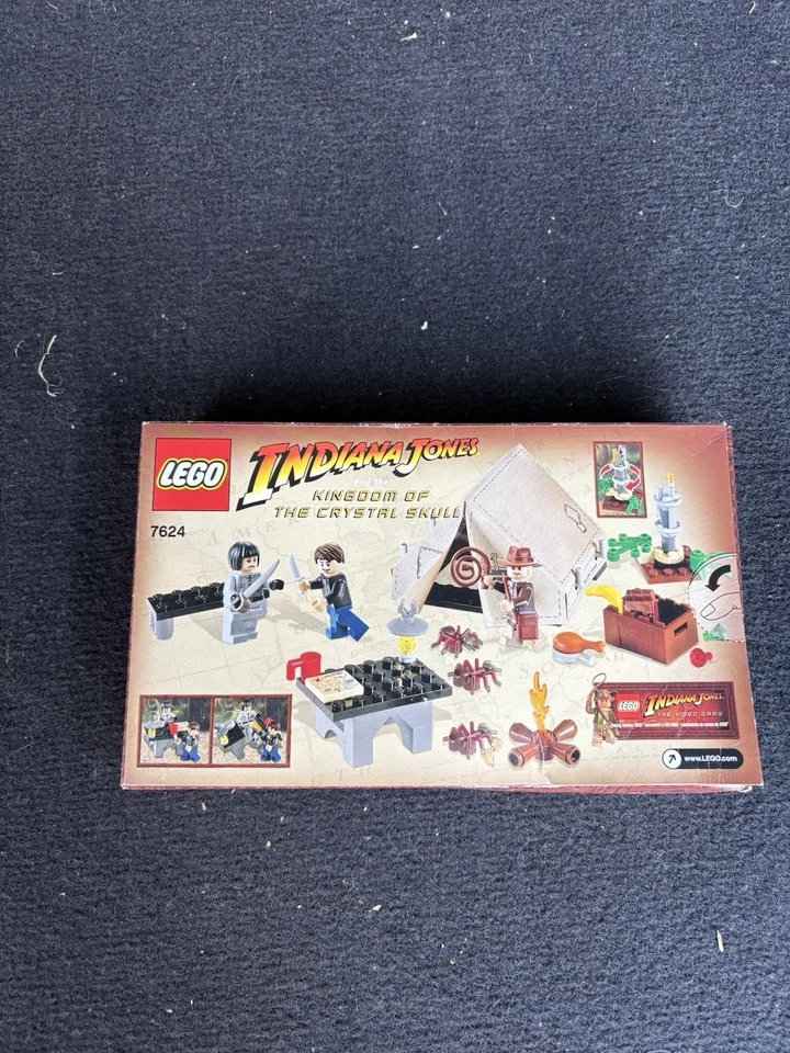 LEGO Indiana Jones: Jungle Duel (7624) Nuevo Dañado Caja Sellada Juego Retirado Raro Foto 2 de 4