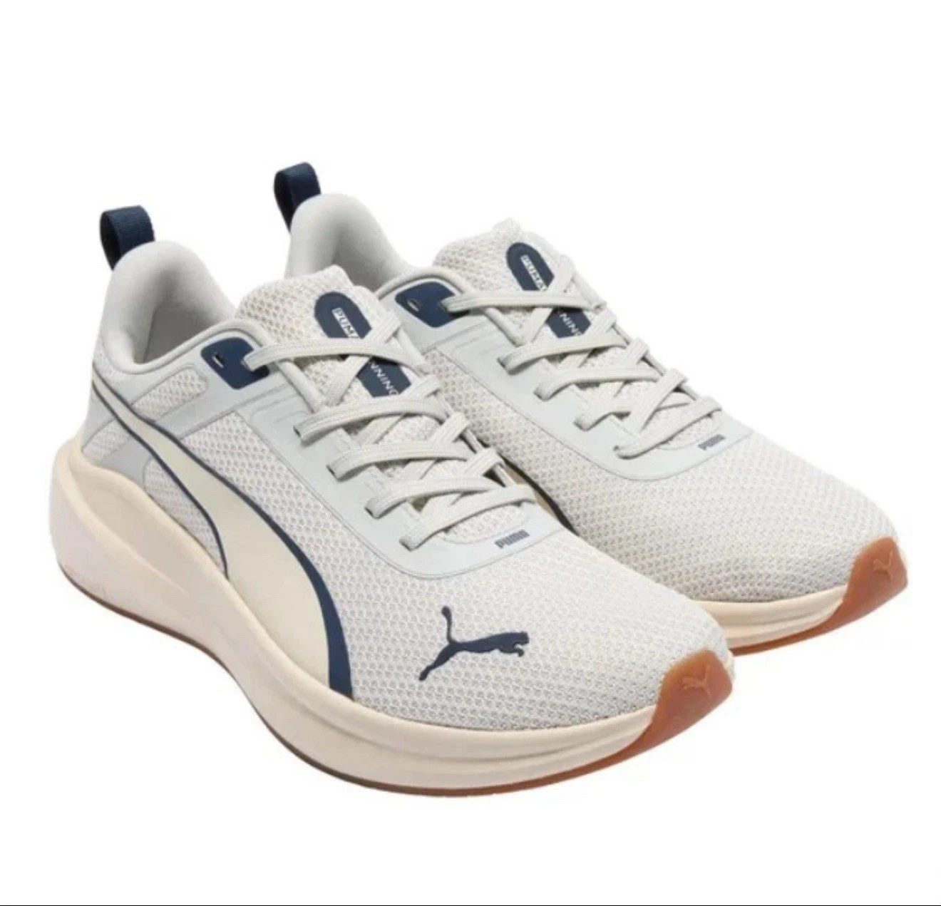 Scarpe da ginnastica PUMA uomo taglia 8 5 Rocket Fuel sneakers grigie nuove con etichette