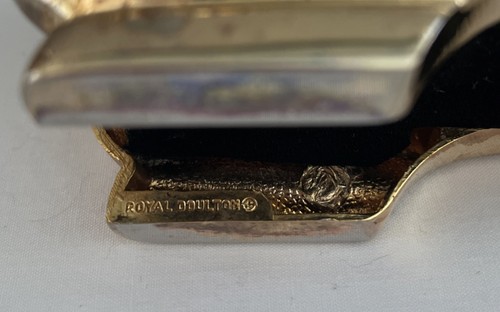 Vintage Royal Doulton Old Country Roses Napkin Holder Hollywood Regency RD - Picture 13 of 15