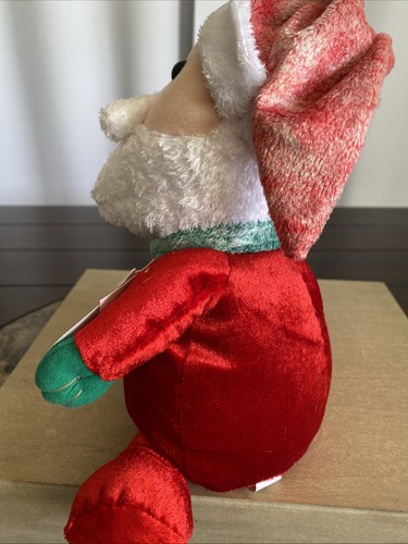 Vintage Kmart COMMONWEALTH KONVOLUT SITZSÄCKE SANTA rot & rosa 11" Neu mit Etikett - Bild 10 von 17