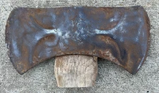 Vintage Axle Head Double Bit Phantom Bevels Farm Tool Lumber Jack approx: 3 #