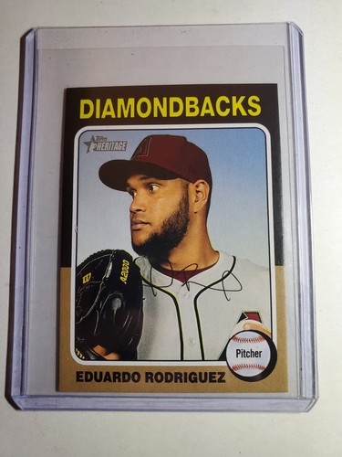 2024 Heritage High Number Eduardo Rodriguez Mini SP Diamondbacks