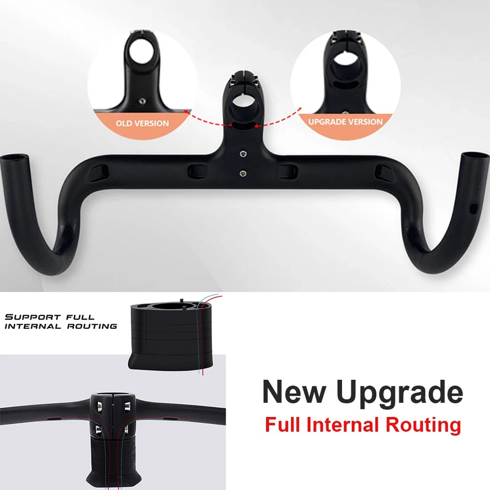 integrated handlebar road bike integrated drop handlebar with stem 28.6/31.8mm - Image 2 of 4