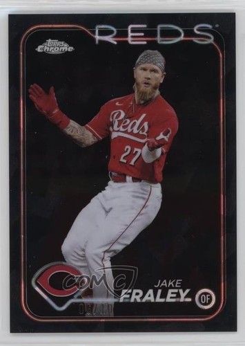 2024 Topps Chrome Sapphire Edition Black /10 Jake Fraley #261