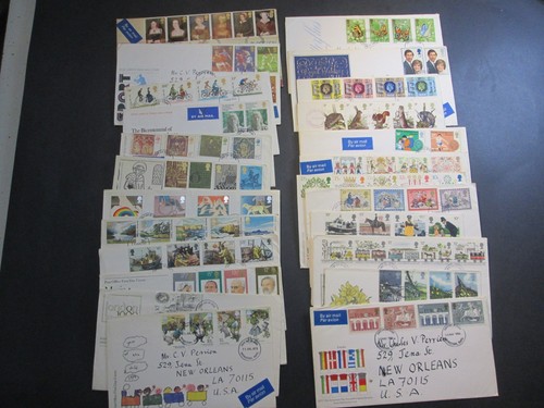 Ersttagsbriefe. FDC WUNDERSCHÖNES, RIESIGES & BEEINDRUCKENDES KONVOLUT. Royal Mail EINZIGARTIGES LOT.