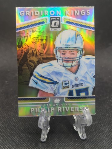 2017 Optic PHILIP RIVERS Gridiron Kings Silver Prizm card 9 LOS ANGELES CHARGERS