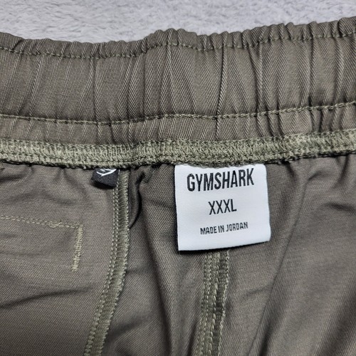 Gymshark Shorts Herren XXXL grau Gürtel Ruhetag gewebtes Canvas Stretch Chino - Bild 9 von 11