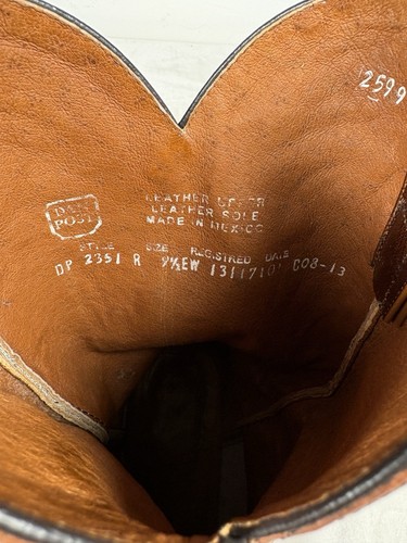 Dan Post Men’s Tan Teju Lizard Leather DP2351 Western Cowboy Boot Size 9.5 EW - Picture 16 of 17