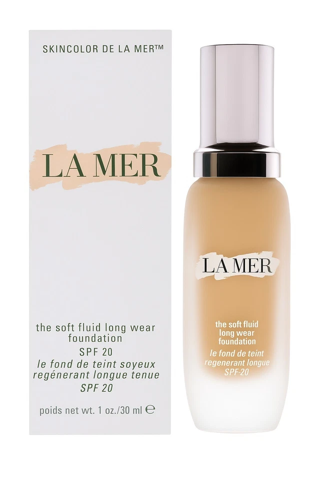 La Mer The Soft Fluid Long Wear Foundation SPF 20 Shade 250 Sand 30ml New Sealed - Image 2 of 4