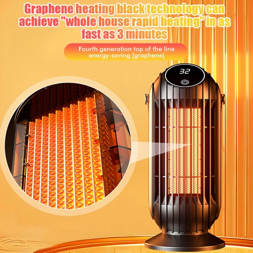 NEW 1500W Electric Space Heater Garage Hot Air Fan For Indoor Large Room - Picture 7 of 10