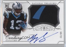 2014 Panini National Treasures /99 Kelvin Benjamin #275 RPA Rookie Patch Auto RC