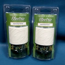 2 Yankee Candle Electric Home Fragrance Unit Mistletoe Wall Plug In