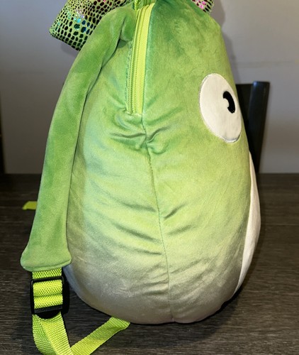 Squishmallows Backpack 14 “ DENTON the CHAMELEON plush Back Pack New With Tag - Picture 4 of 7