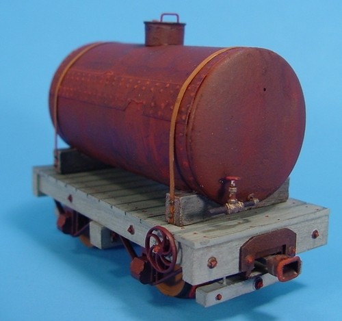 On3/On30 BACKWOODS LOGGING / MINING 4 WHEEL TANK CAR TYPE 3 KIT WISEMAN #CSM008 - Picture 1 of 4