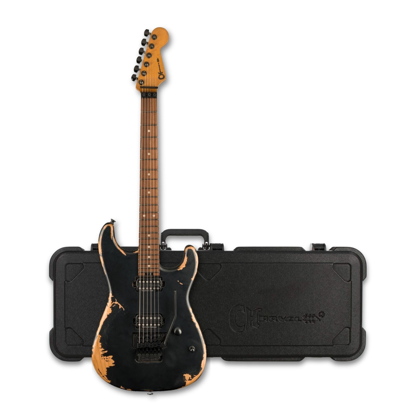 Электрогитара Charvel ProMod Relic San Dimas Style 1 HH FR PF в черном комплекте