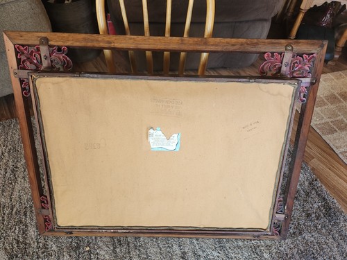 MCM 4 Shelf Shadowbox Mirror Beautiful Wooden Wall Accessory Turner Mfg Co - Picture 7 of 9