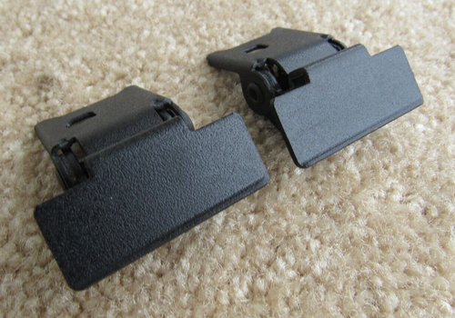 Denon DP-23F Pair Of Turntable Dust Cover Hinges Stereo Part EXC Cond Vintage - Picture 2 of 6