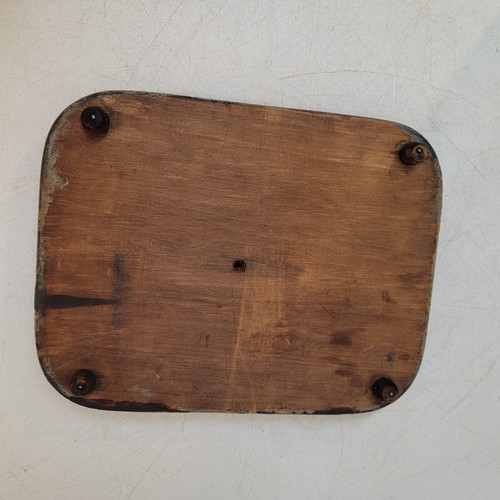 Large Antique Victorian Rectangular Square Hand Blown Glass Globe Dome 19.5" - Picture 5 of 17