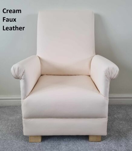 Children's Faux Leather Fabric Armchairs Chairs Boys Girls Kids Bedroom Nursery - Picture 7 of 28