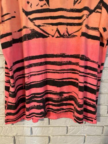 Vintage Adidas Shirt Mens XL Multicolor AOP Single Stitch USA Made Trefoil - Picture 2 of 11