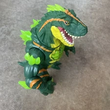 Beast Lab Dino Creator Raging Raptor Action Figure Dinosaur 8'' Pre Owned Works